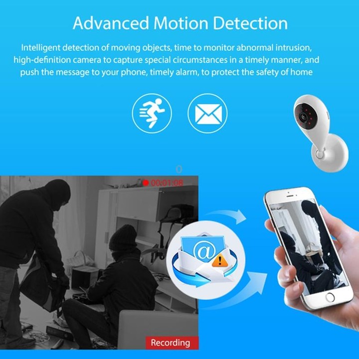 NEO NIP-55AI Indoor WiFi IP Camera, with IR Night Vision & Multi-angle Monitor & Mobile Phone Remote Control