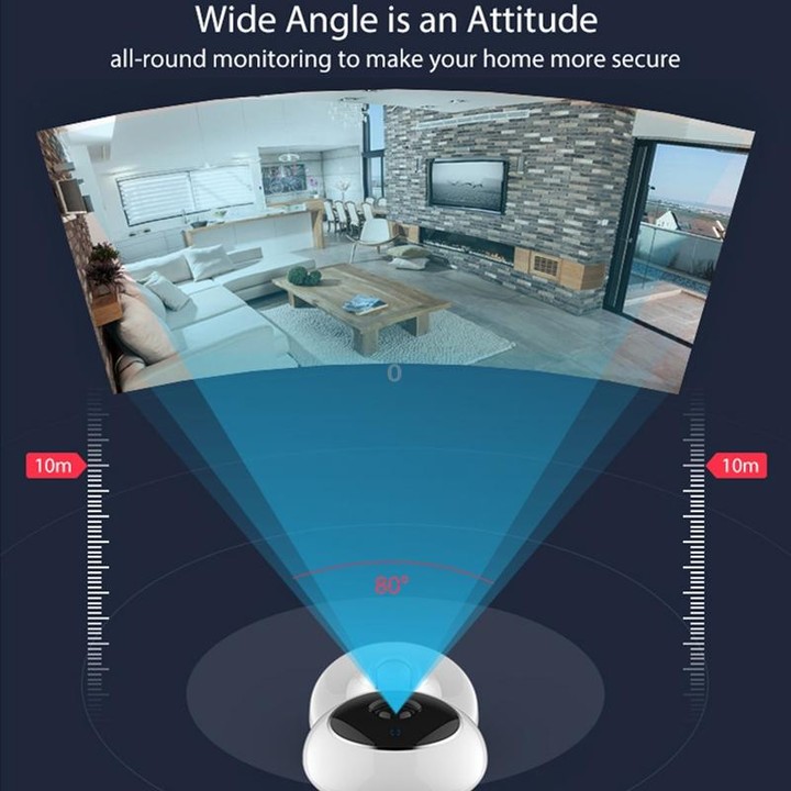 NEO NIP-55AI Indoor WiFi IP Camera, with IR Night Vision & Multi-angle Monitor & Mobile Phone Remote Control
