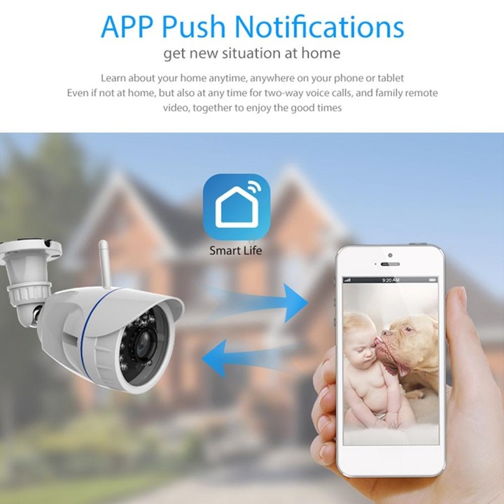 NEO NIP-56AI Outdoor Waterproof WiFi IP Camera, with IR Night Vision & Mobile Phone Remote Control