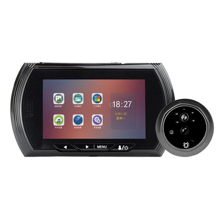 45AHD 4.5 inch Motion Detection Camera Video Smart Digital Door Viewer(Black)