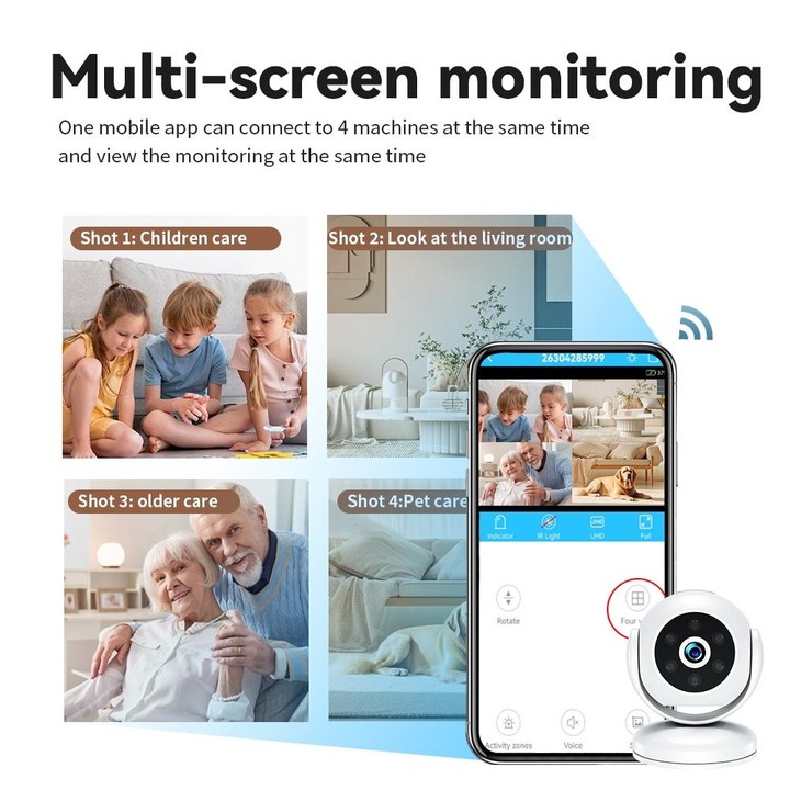 A5 Portable Mini 4K HD Camera Night Vision Home Security Micro Camcorder (White)