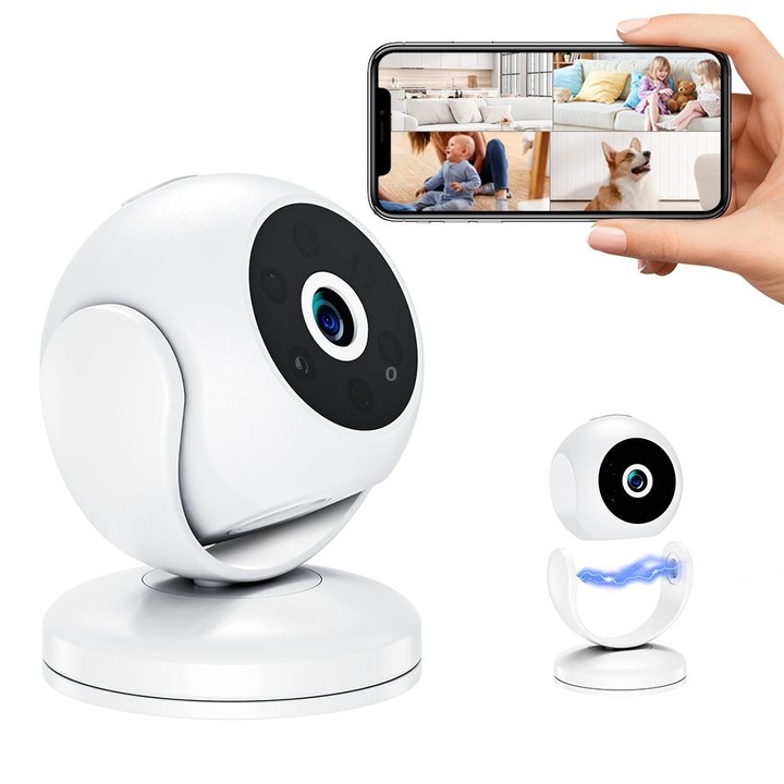 A5 Portable Mini 4K HD Camera Night Vision Home Security Micro Camcorder (White)