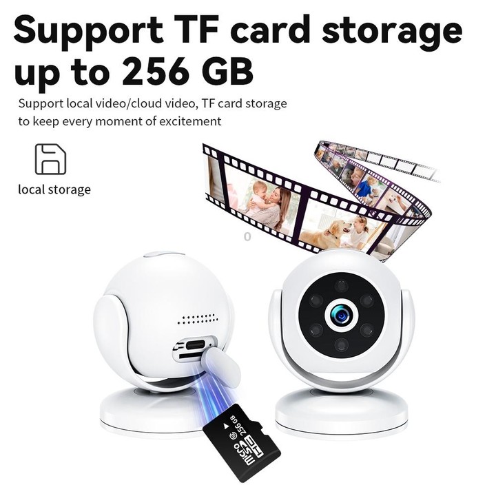 A5 Portable Mini 4K HD Camera Night Vision Home Security Micro Camcorder (White)