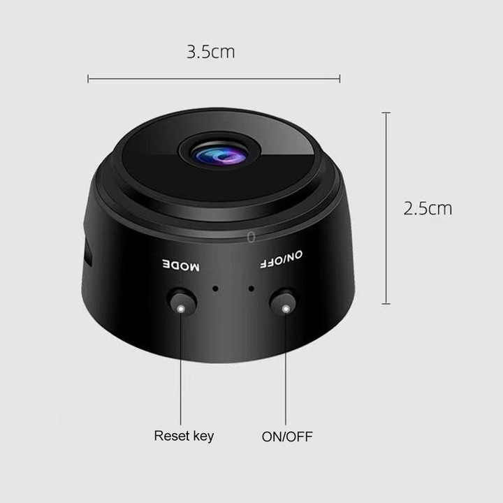 A9 1080P WiFi IP Action Camera Mini DV(Black)