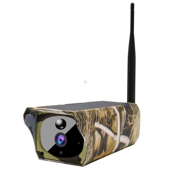 VESAFE VS-Y4 Maple Leaf Pattern 1080P HD Battery Solar WiFi IP Camera, Support PIR Motion Detection & Infrared Night Vision & TF