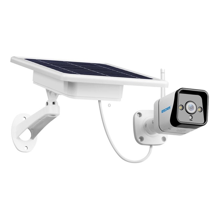 ESCAM QF320 HD 1080P 4G Solar Panel IP Camera, Support Night Vision & TF Card & PIR Motion Detection & Two Way Audio