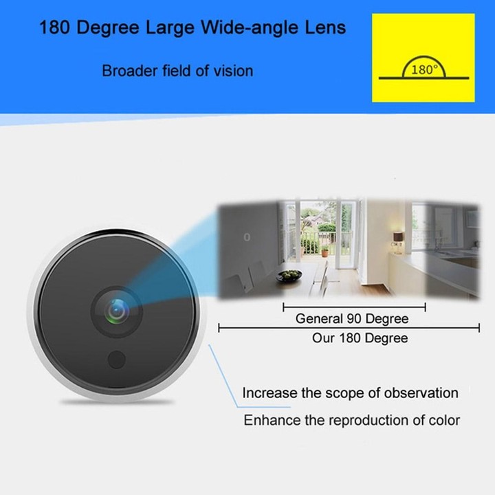 Anpwoo MN001 3518Ev200 1.0 MP Mini HD WiFi IP Camera with 6 PCS Infrared LEDs, Support Motion Detection & Night Vision & TF Card