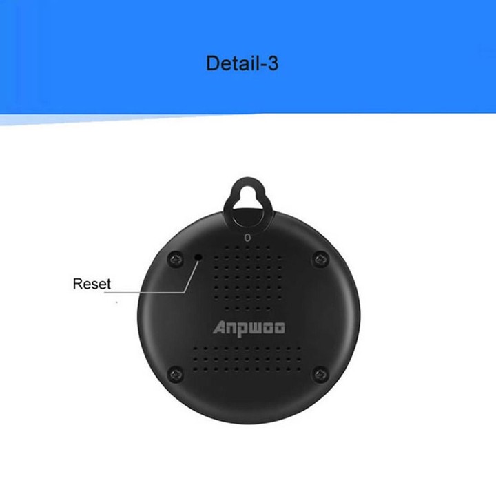 Anpwoo MN001 3518Ev200 1.0 MP Mini HD WiFi IP Camera with 6 PCS Infrared LEDs, Support Motion Detection & Night Vision & TF Card