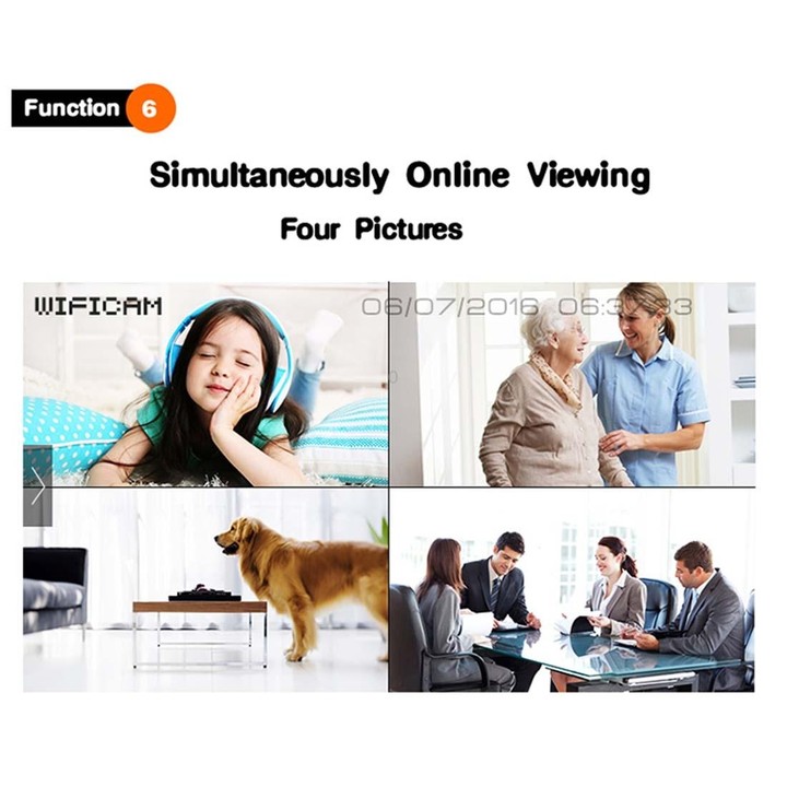 Anpwoo YT002 Ingenic T10 720P HD WiFi IP Camera with 11 PCS Infrared LEDs, Support Motion Detection & Night Vision & TF Card(Max