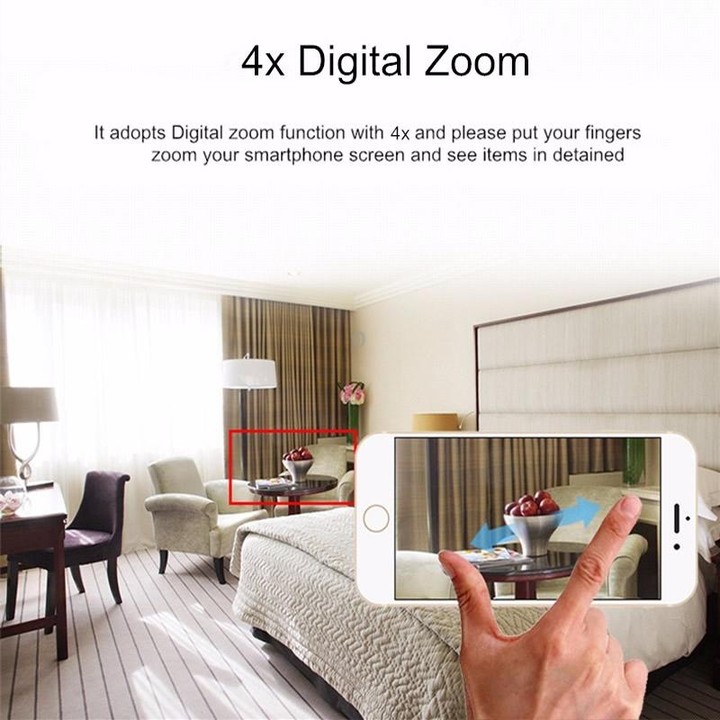 Anpwoo Snowman 1080P HD WiFi IP Camera, Support Motion Detection & Infrared Night Vision & TF Card(Max 64GB)(White)