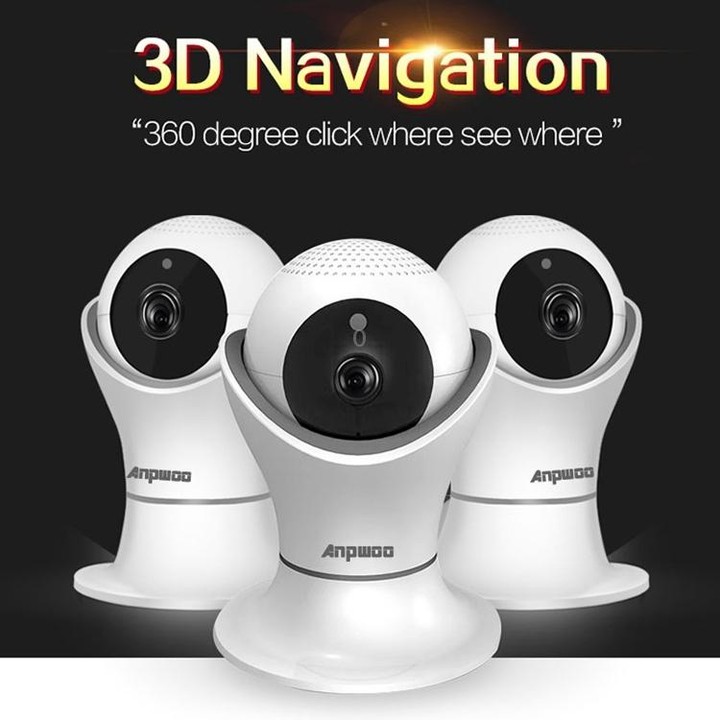 Anpwoo Hercules GM8135+SC2145 1080P HD WiFi IP Camera, Support Motion Detection & Infrared Night Vision & TF Card(Max 128GB)(Whi