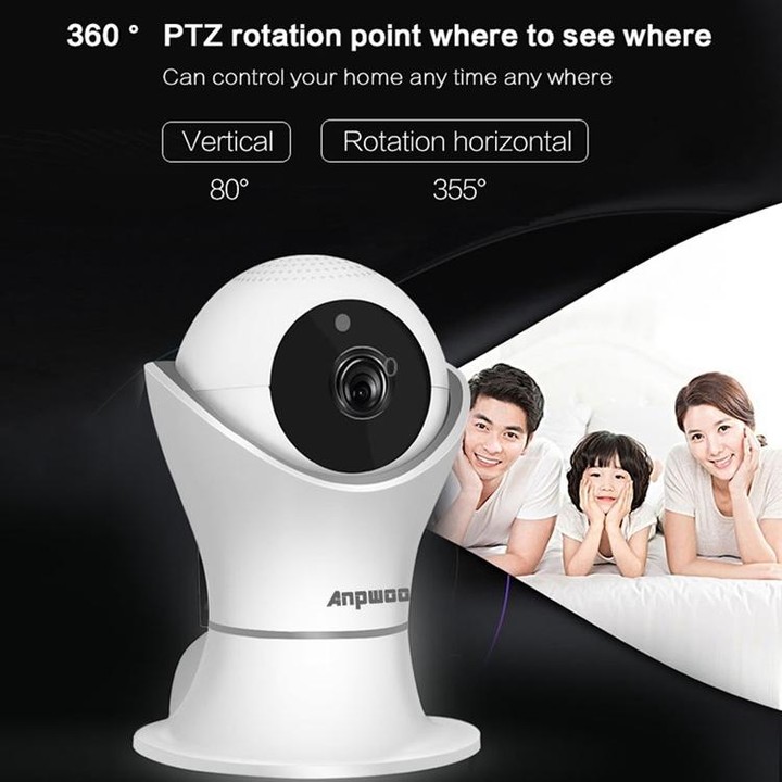 Anpwoo Hercules GM8135+SC2145 1080P HD WiFi IP Camera, Support Motion Detection & Infrared Night Vision & TF Card(Max 128GB)(Whi