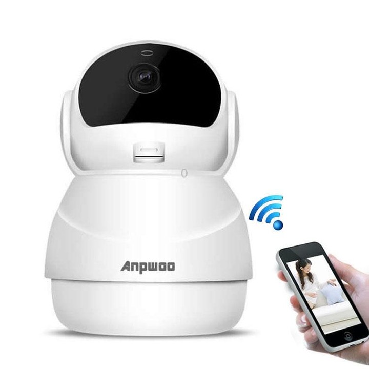 Anpwoo Warrior GM8135+SC2145 1080P HD WiFi IP Camera, Support Motion Detection & Infrared Night Vision & TF Card(Max 128GB)(Whit