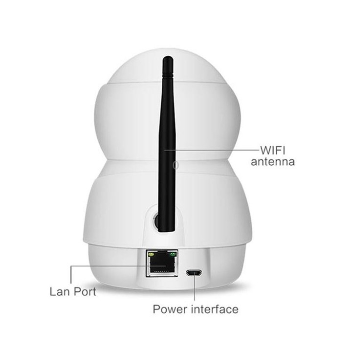 Anpwoo Warrior GM8135+SC2145 1080P HD WiFi IP Camera, Support Motion Detection & Infrared Night Vision & TF Card(Max 128GB)(Whit