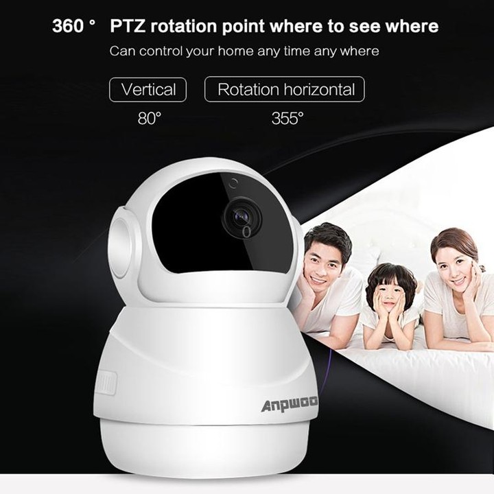 Anpwoo Warrior GM8135+SC2145 1080P HD WiFi IP Camera, Support Motion Detection & Infrared Night Vision & TF Card(Max 128GB)(Whit