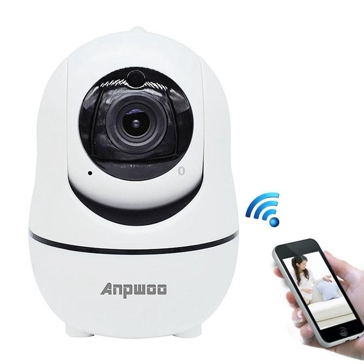 Anpwoo YT008 720P HD WiFi IP Camera, Support Motion Detection & Infrared Night Vision & SD Card(Max 32GB)(White)