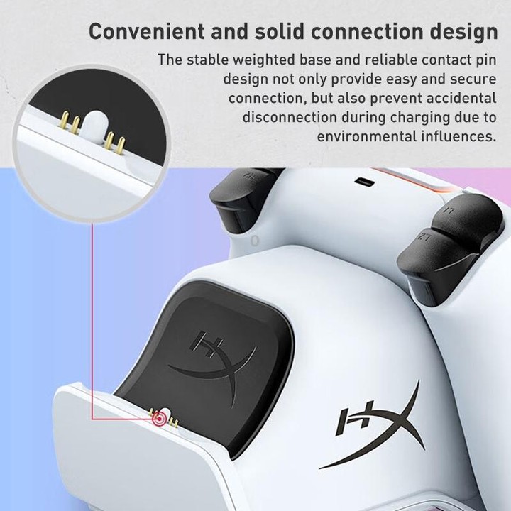 Kingston HyperX Gemini PS5 Handle Charging Base (White)