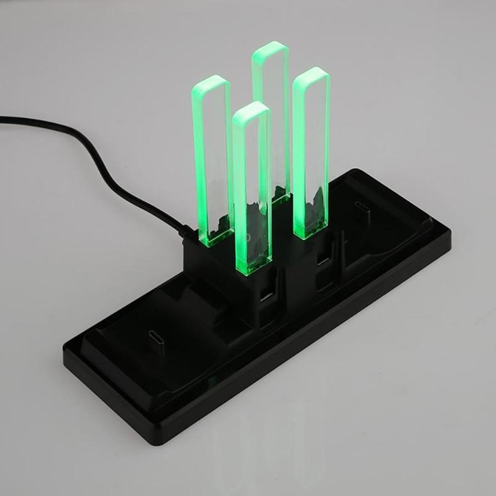 6 in 1 USB Charging Dock Station Stand / Controller Support Charger with LED Indication for Nintend Switch & Joy-Con & Pro Contr