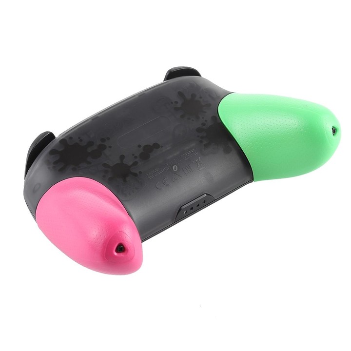 Wireless Game Pro Controller With Screenshot Vibration Function for Nintendo Switch(Green Pink)