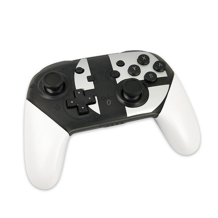 Wireless Game Pro Controller With Screenshot Vibration Function for Nintendo Switch(White)