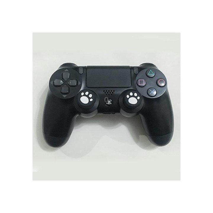 4 PCS Cute Cat Paw Silicone Protective Cover for PS4 / PS3 / PS2 / XBOX360 / XBOXONE / WIIU Gamepad Joystick(Pink)