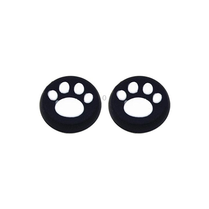 4 PCS Cute Cat Paw Silicone Protective Cover for PS4 / PS3 / PS2 / XBOX360 / XBOXONE / WIIU Gamepad Joystick(White)