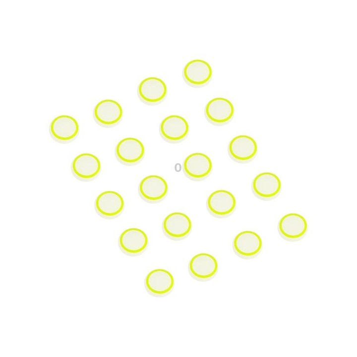 20 PCS Luminous Silicone Protective Cover for PS4 / PS3 / PS2 / XBOX360 / XBOXONE / WIIU Gamepad Joystick(Green)