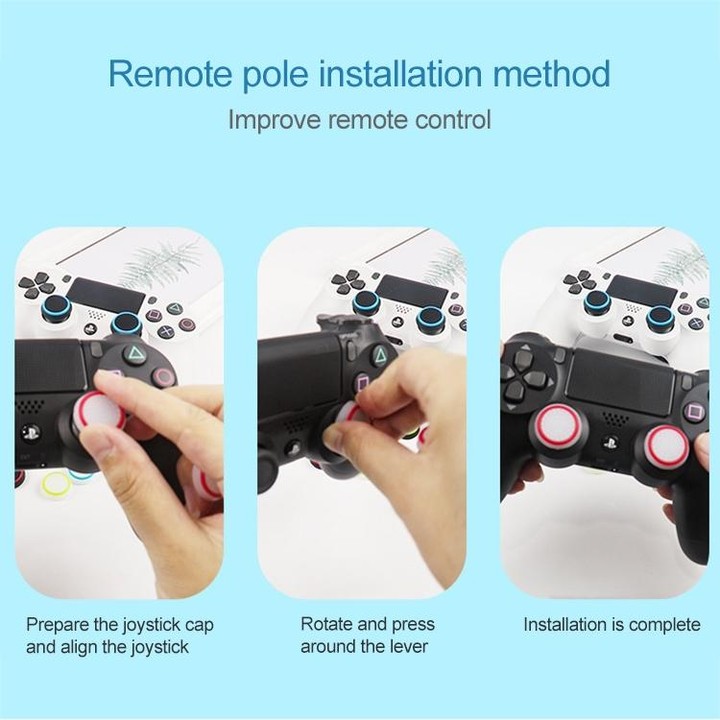 20 PCS Luminous Silicone Protective Cover for PS4 / PS3 / PS2 / XBOX360 / XBOXONE / WIIU Gamepad Joystick(Green)