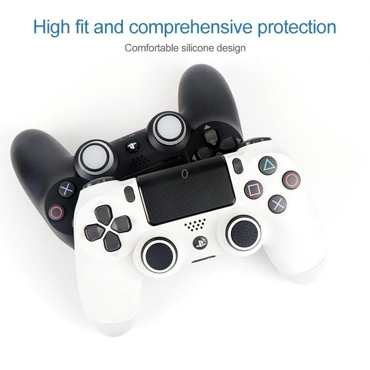 20 PCS Luminous Silicone Protective Cover for PS4 / PS3 / PS2 / XBOX360 / XBOXONE / WIIU Gamepad Joystick(Blue)