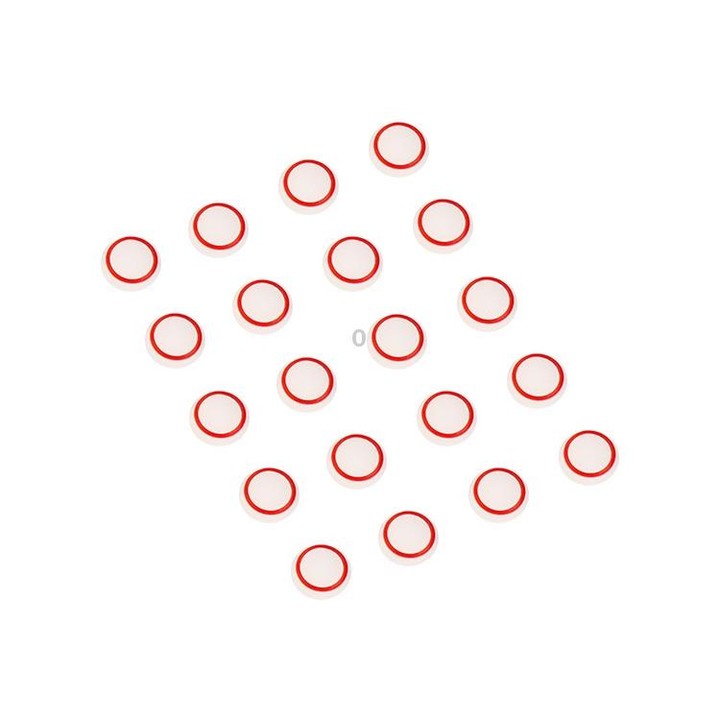 20 PCS Luminous Silicone Protective Cover for PS4 / PS3 / PS2 / XBOX360 / XBOXONE / WIIU Gamepad Joystick(Red)