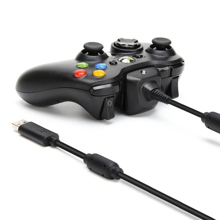 XBOX 360 1.5m Wireless Controller Charging Cable with Magnetic for XBOX 360(Black)