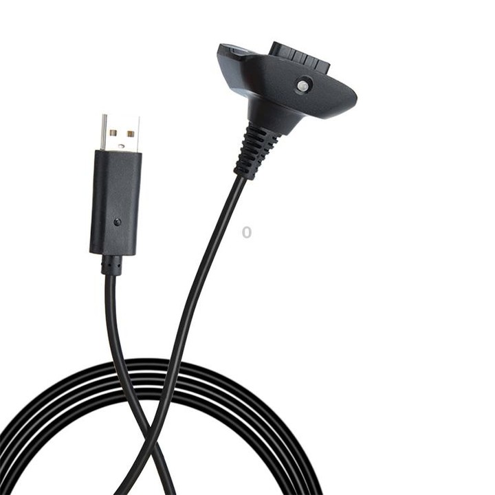XBOX 360 1.5m Wireless Controller Charging Cable with Magnetic for XBOX 360(Black)