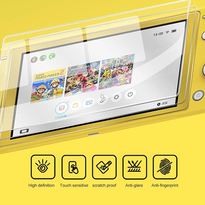 IPLAY Game Host Silicone Full Coverage Protective Case with Screen Protector for Switch Lite(Mint Green)