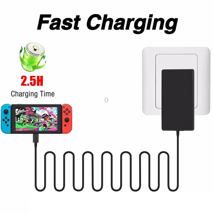 AC Adapter Charger for Nintend Switch, US Plug