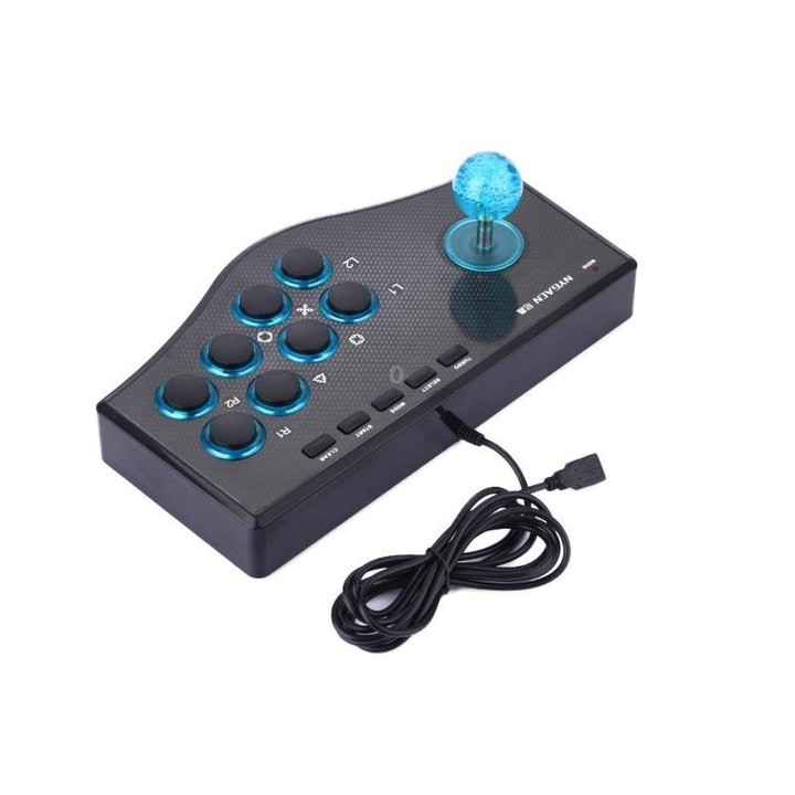 USB Gladiator Street Machine Game Handle Rocker Controller for PC / PS3 / TV Box