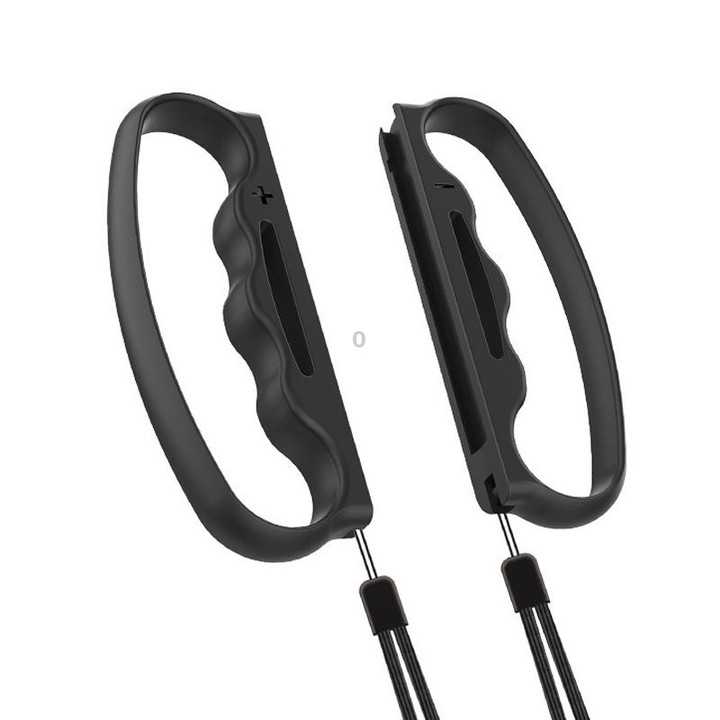 iPlay Small Handle Boxing Grip Gamepad Grip with Strap for Switch Joy-Con(Black)