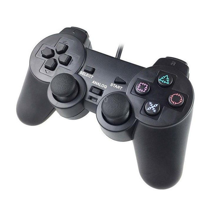 Double Vibration Joypad Wired Game Controle Handle For PS2