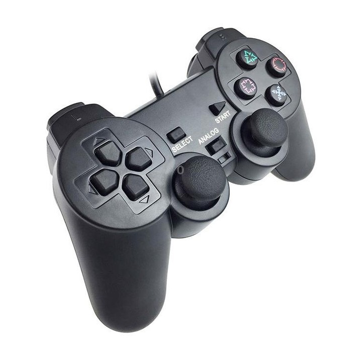 Double Vibration Joypad Wired Game Controle Handle For PS2