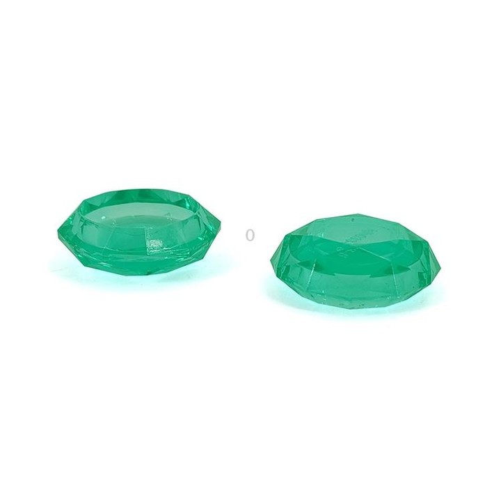 2 PCS Diamond Texture Games Grip Caps for PS5(Green)