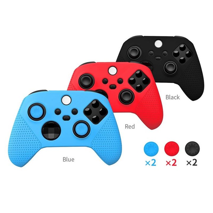 DOBE TYX-0626 Anti-slip Silicone Handle Protective Cover For XBOX Series X(Red)