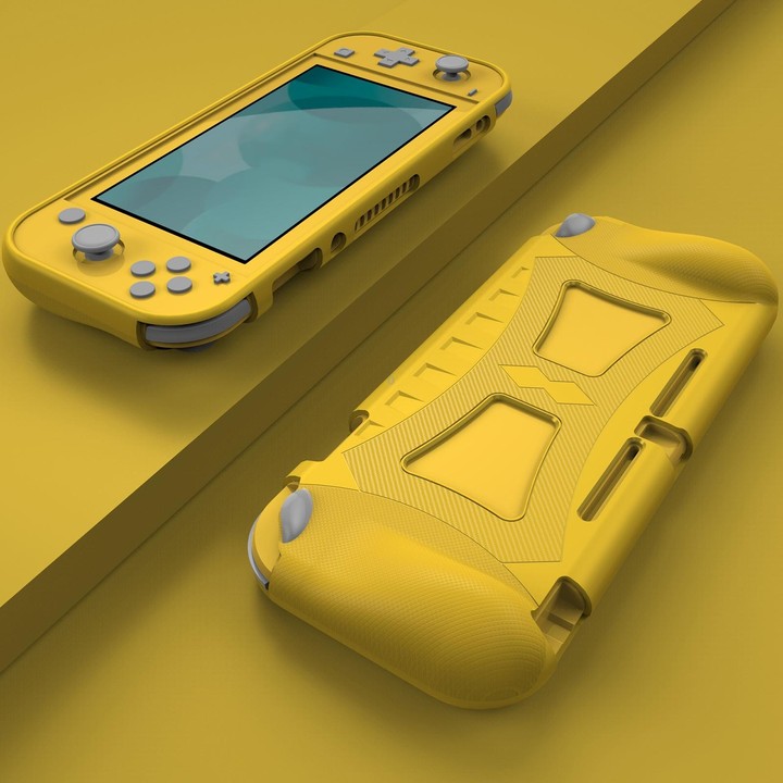 TPU Soft Protective Shell Drop Resistance for Nintendo Switch Lite(Yellow)