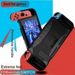 TPU Soft Protective Shell Drop Resistance for Nintendo Switch(Black)