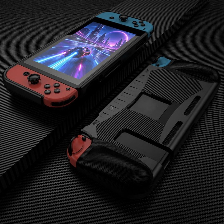 TPU Soft Protective Shell Drop Resistance for Nintendo Switch(Black)