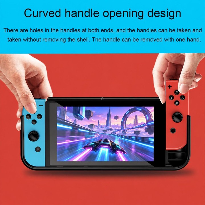 TPU Soft Protective Shell Drop Resistance for Nintendo Switch(Yellow)