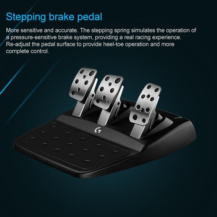 Logitech G923 Game Racing Steering Wheel Pedal Shift Lever for PS5 / PS4 / PC
