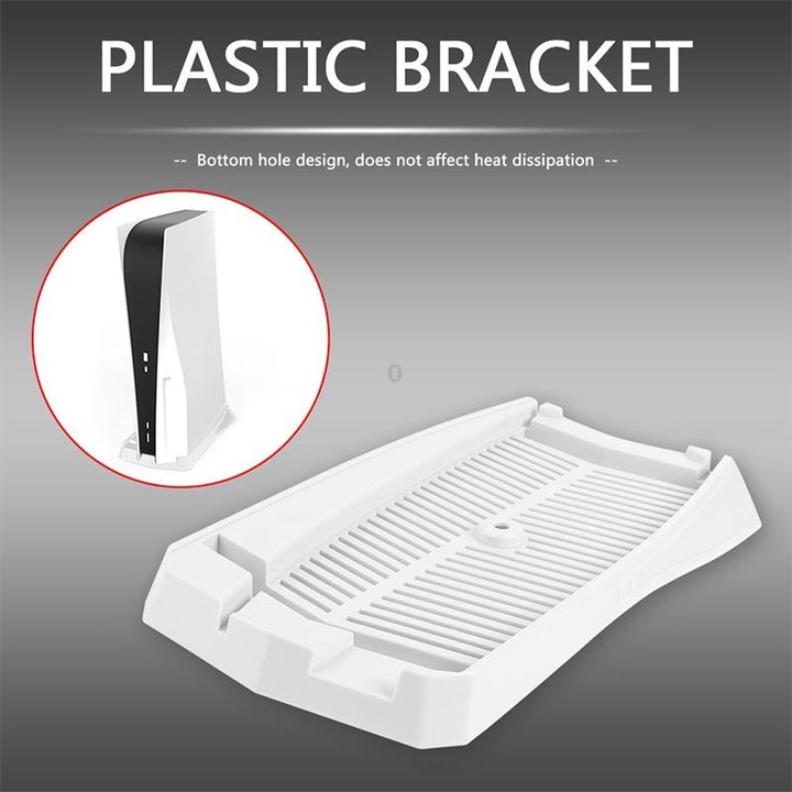 KJH P5-006 Game Console Cooling Bracket Stand Holder Specially Designed For PS5(White)
