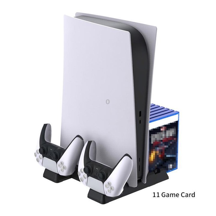 DOBE TP5-0593 Multi-function Stand With Game Disc Storage For PS5