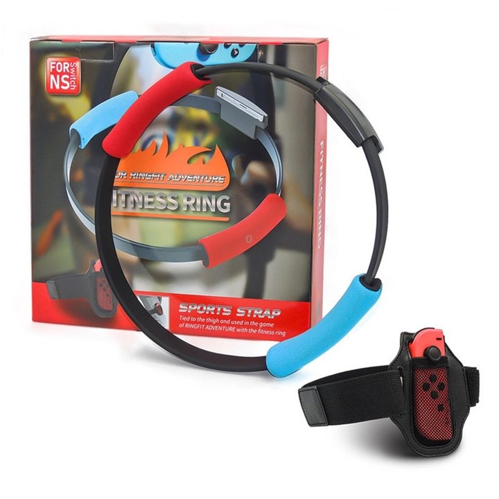 ipega HBS-179 For Switch Somatosensory Sports Games Yoga Fitness Ring + Leg Fixing Straps Set