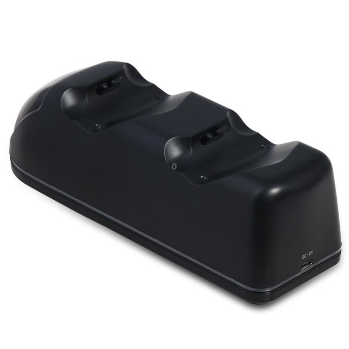 DOBE TP4-1781 Wireless Controller Dual Charging Dock LED Charger Handle Charger for PS4 / Slim / Pro(Black)