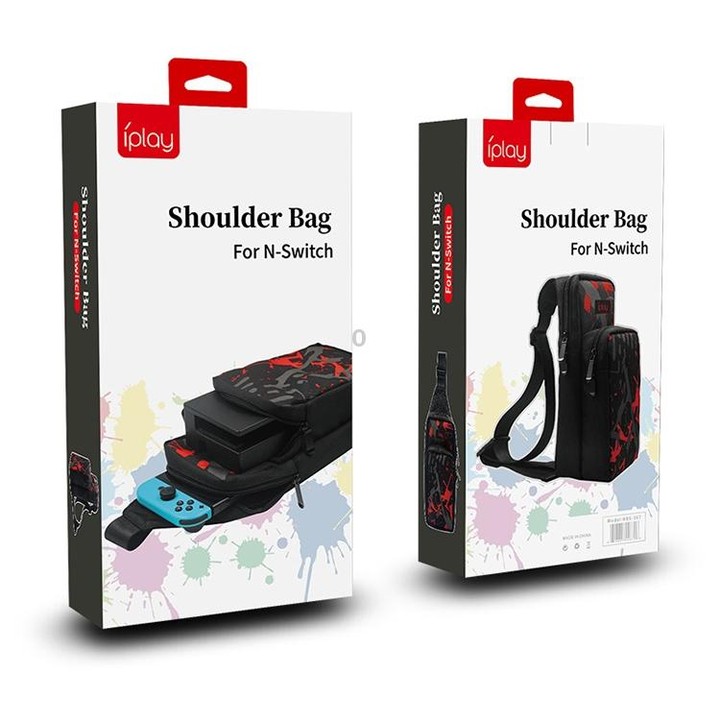 iplay HBS-167 Portable Shoulder Crossbody Storage Bag for Nintendo Switch